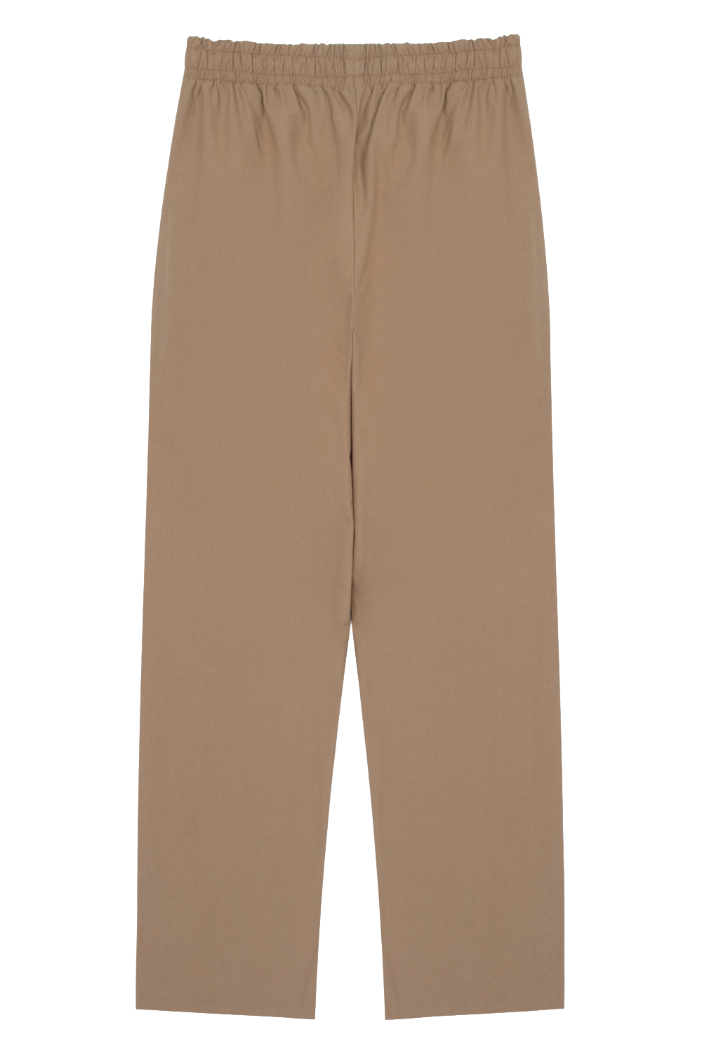 Calça reta paper bege