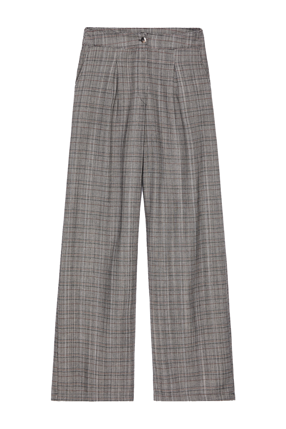 Calça Pantalona Feminina Quadriculada
