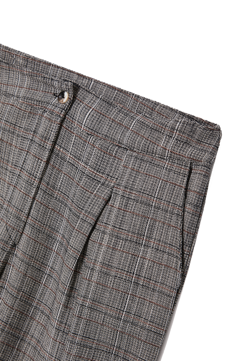 Calça Pantalona Feminina Quadriculada