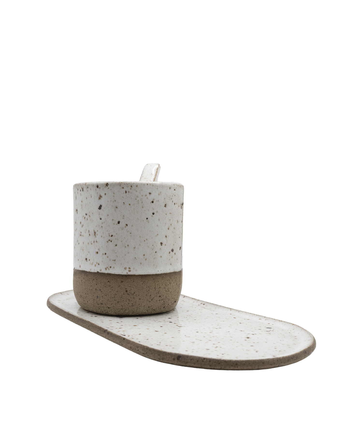 Conjunto copo, pires e colher