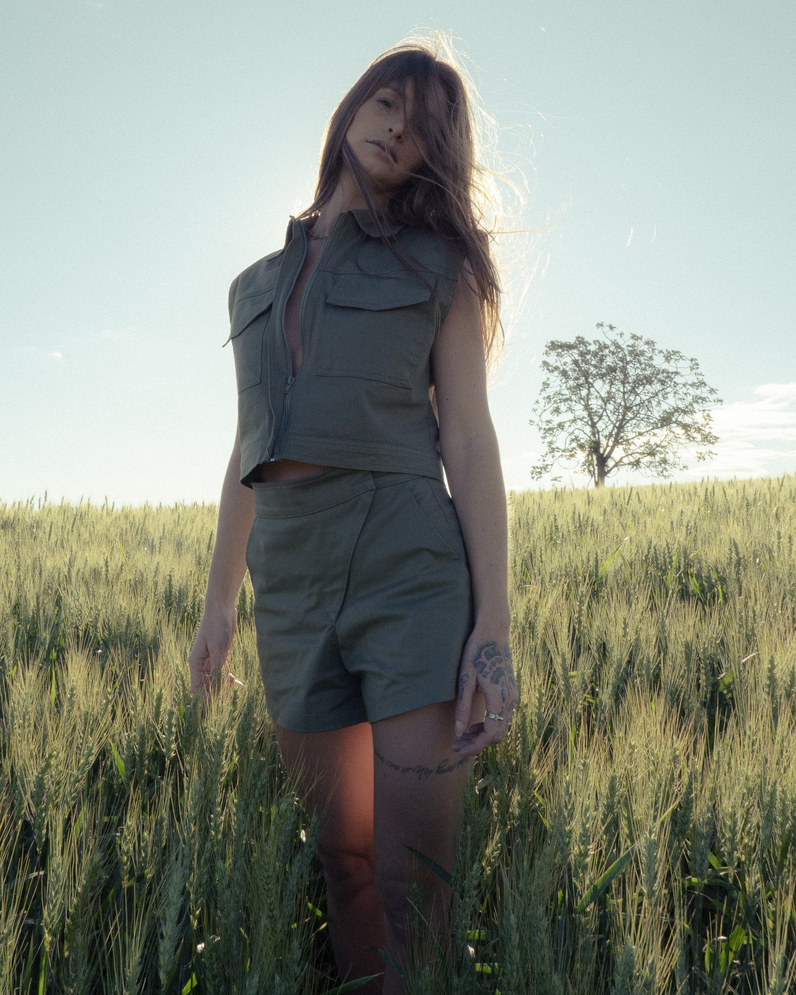 Conjunto sarja feminino