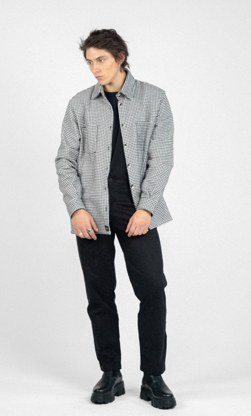 Camisa de Flanela Pied de poule