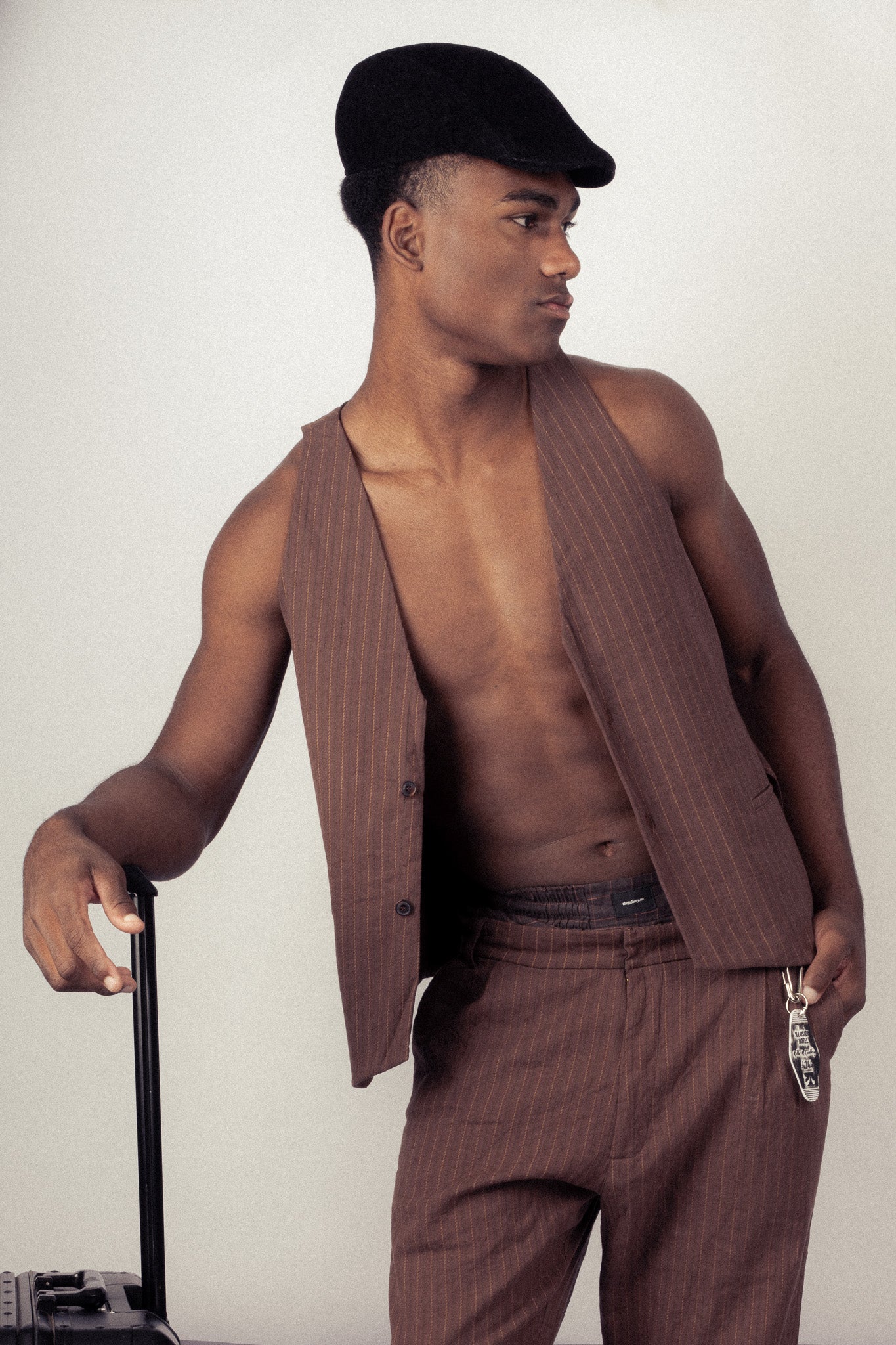 Colete jacquard look-F