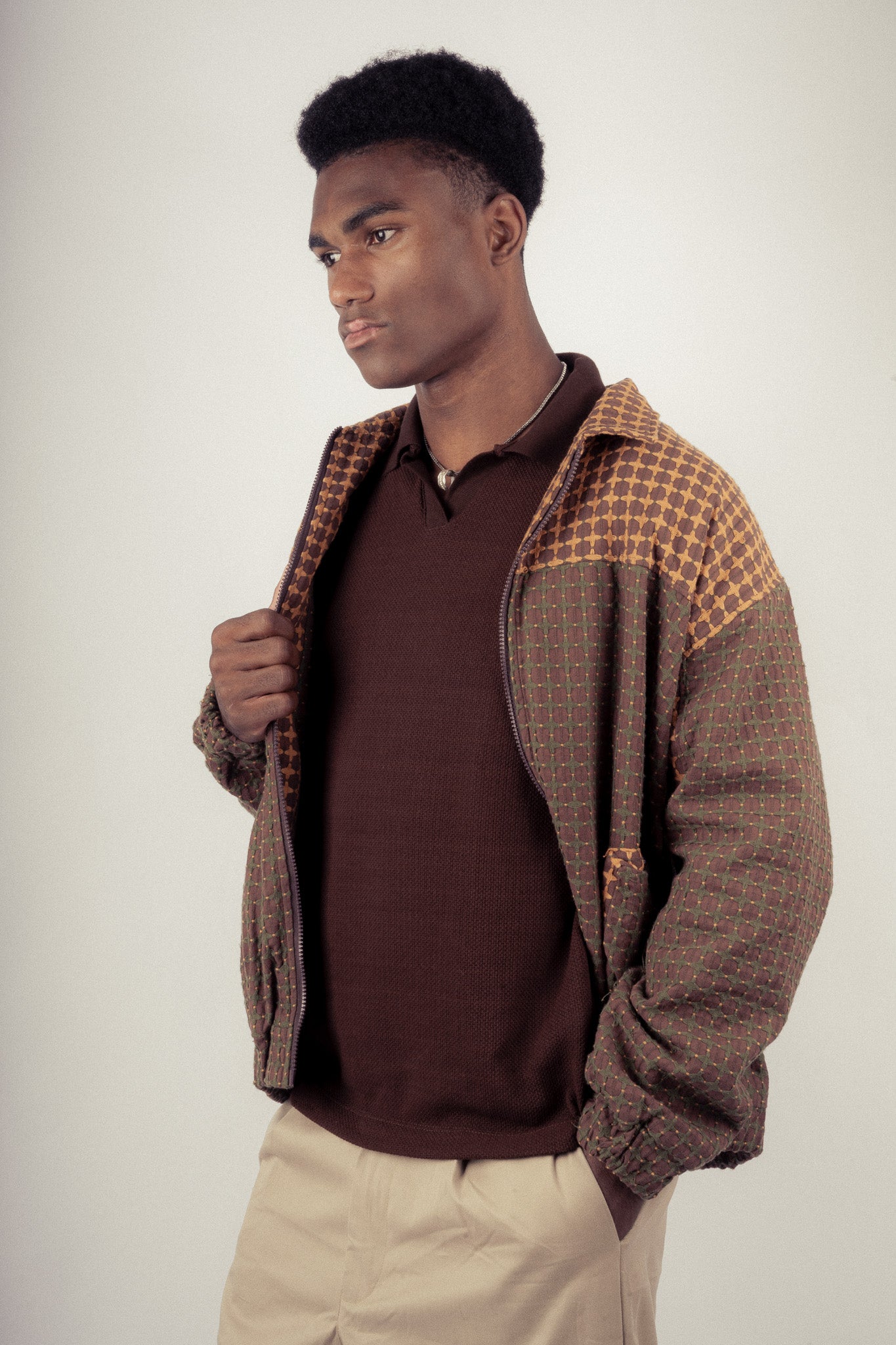 Jaqueta Jacquard Look-O