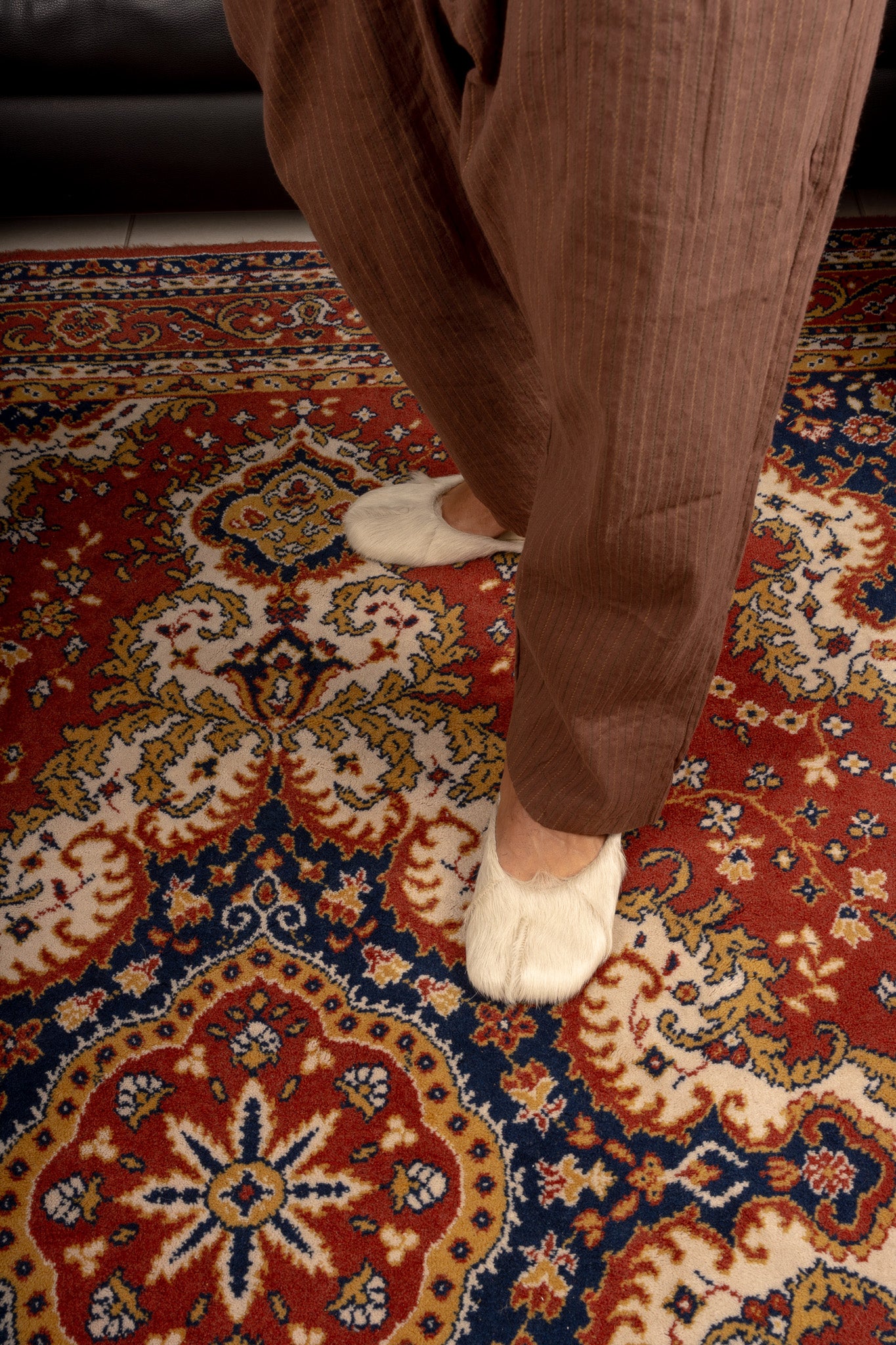 Calça jacquard look-H