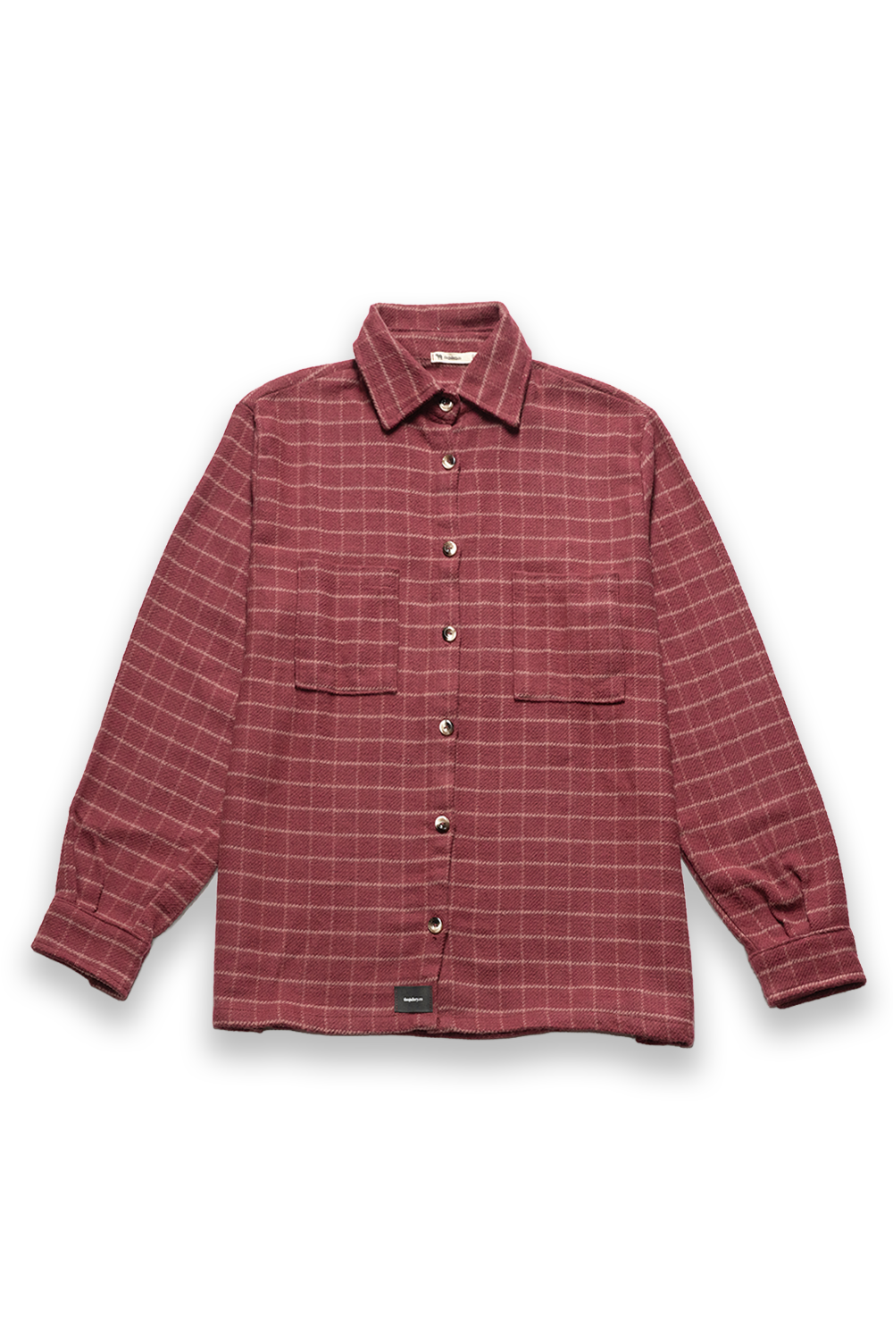 Camisa de Flanela bordo