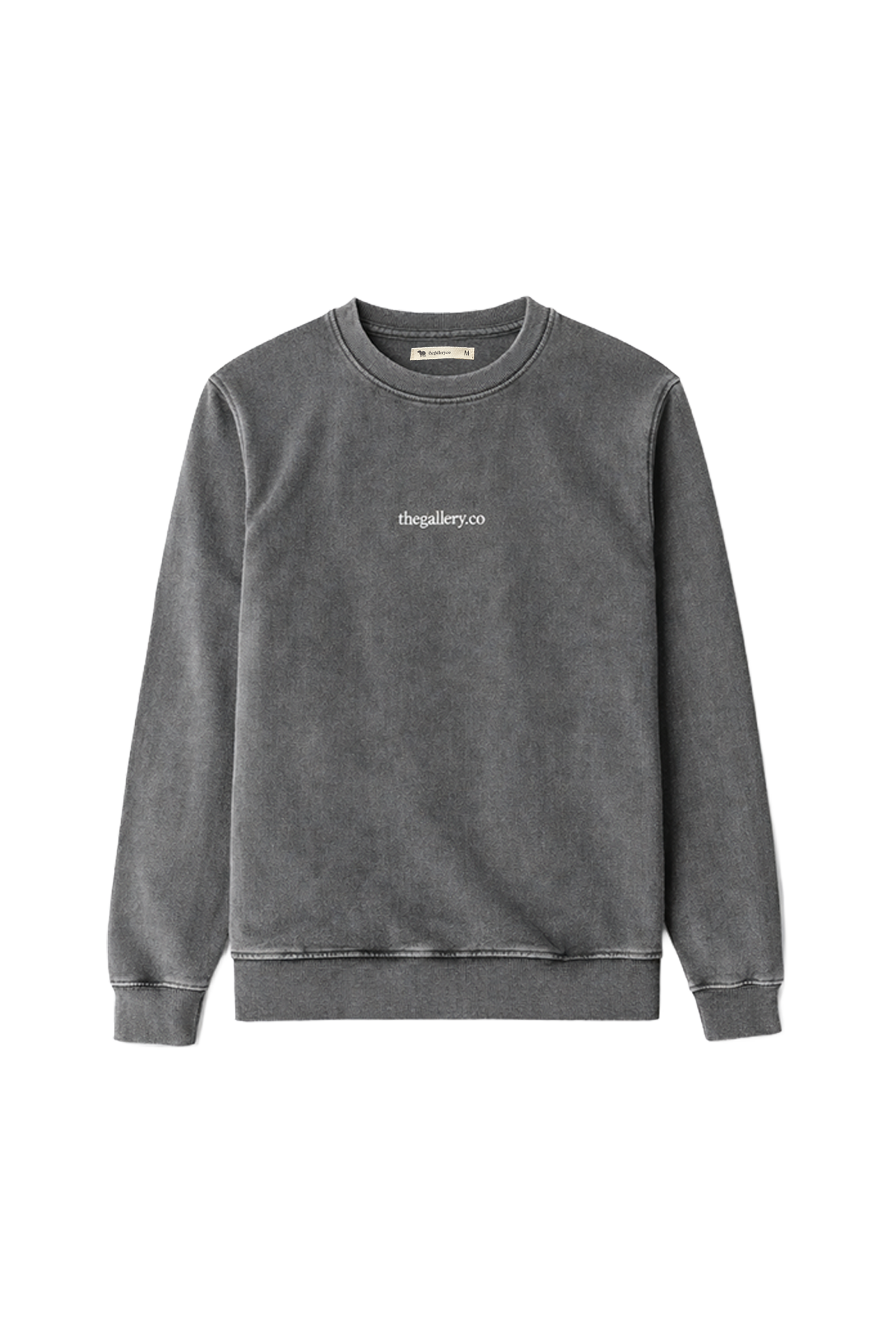 Moletom Básico Bordado Chumbo