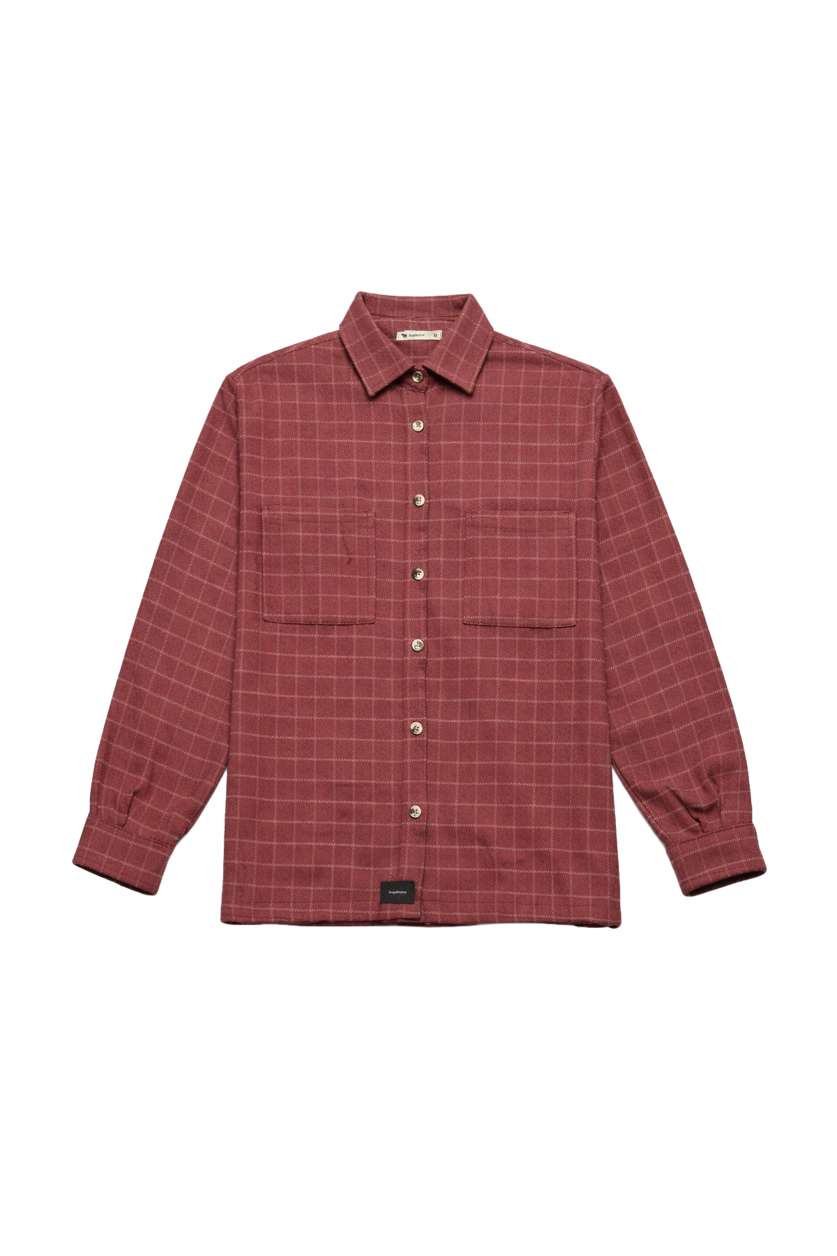 Camisa de Flanela bordo