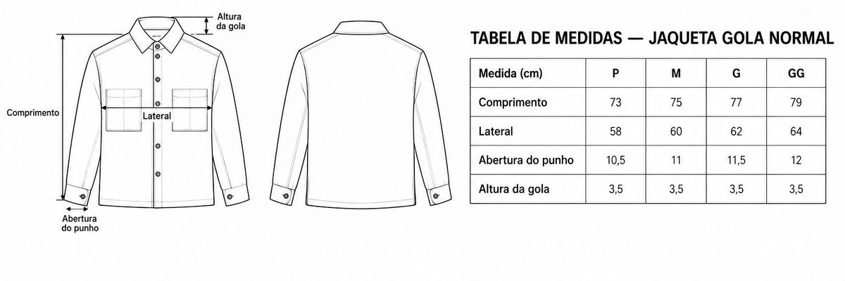 Jaqueta de Flanela Zipper