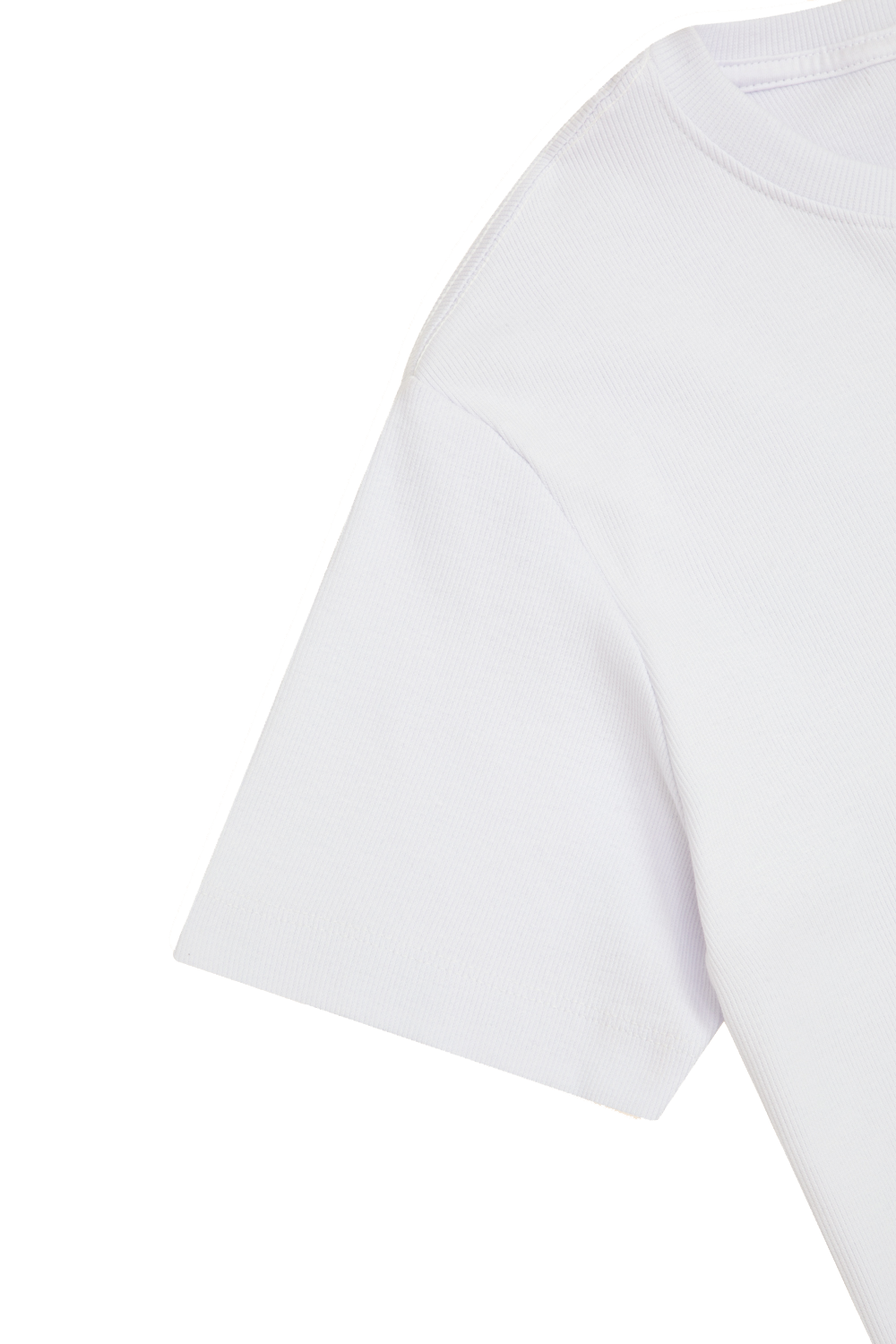 Camiseta básica slim canelada