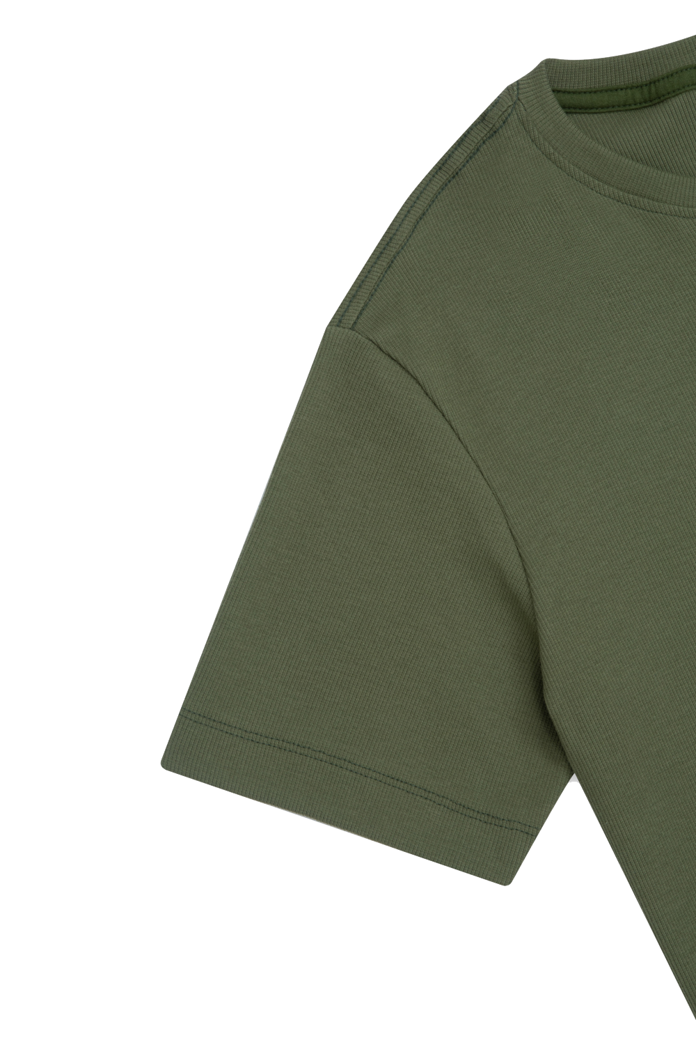 Camiseta básica slim canelada