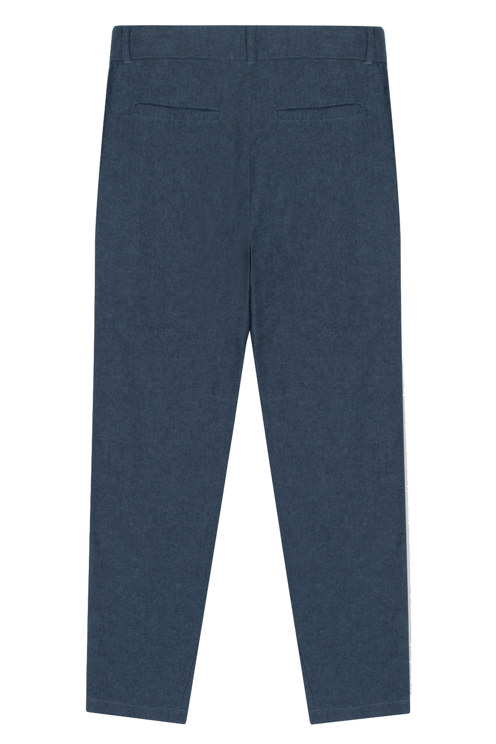 Calça de alfaiataria flanelada