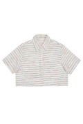 Camisa Cropped Listrada