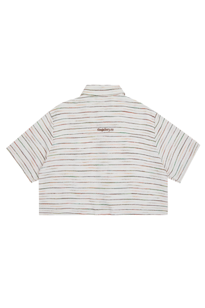 Camisa Cropped Listrada
