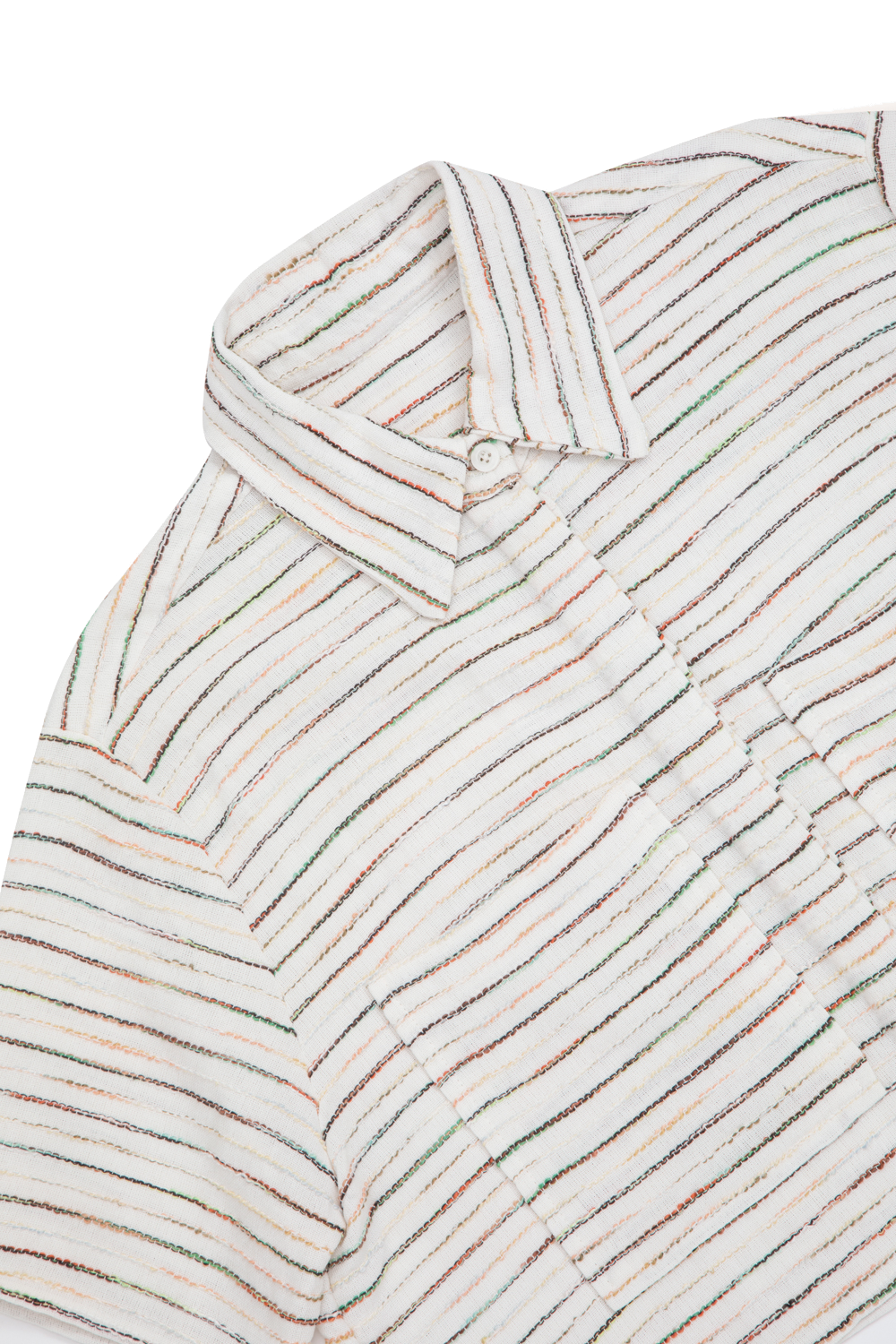 Camisa Cropped Listrada