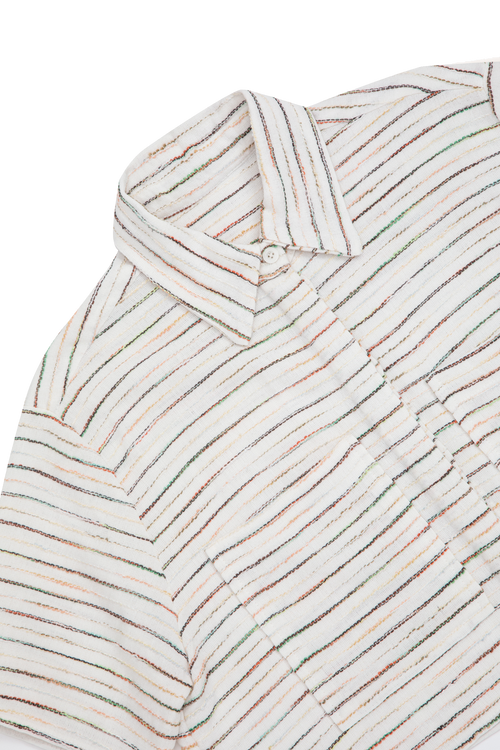 Camisa Cropped Listrada
