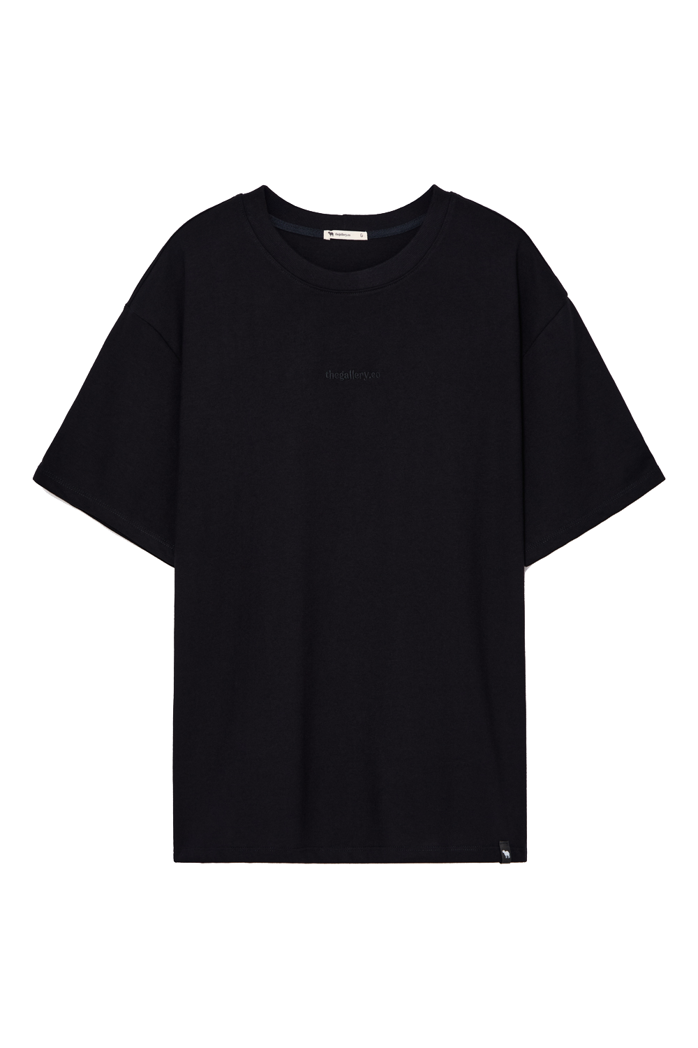 Camiseta básica oversized preta