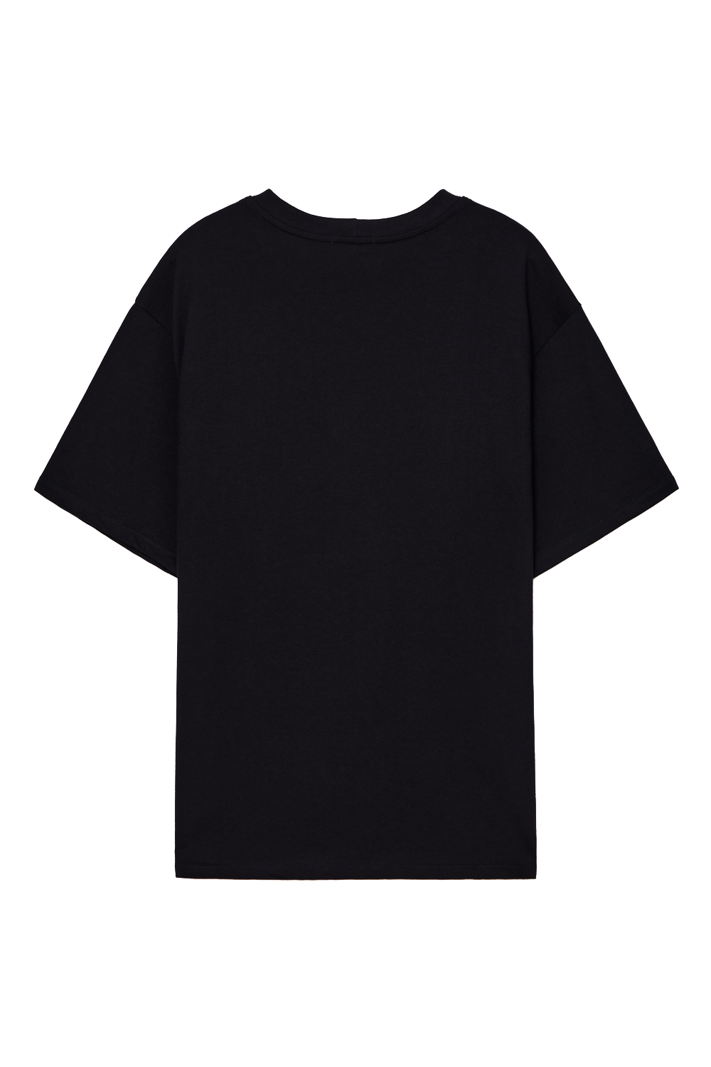 Camiseta básica oversized preta