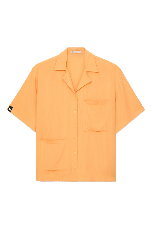 Camisa Gola Blazer Feminina
