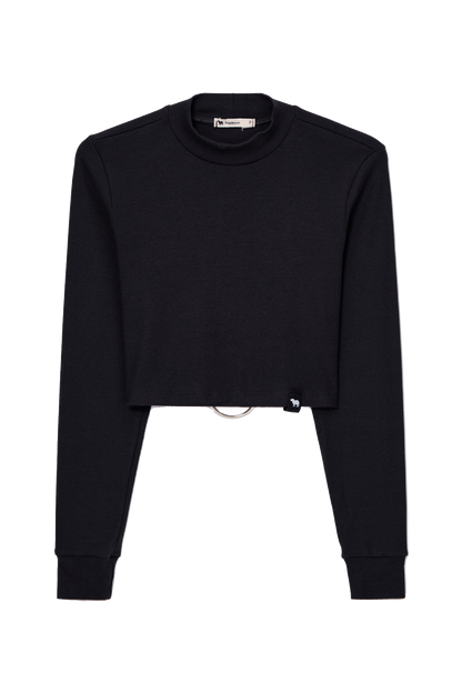 Cropped Feminino Manga Longa