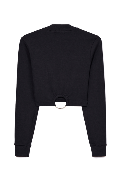 Cropped Feminino Manga Longa