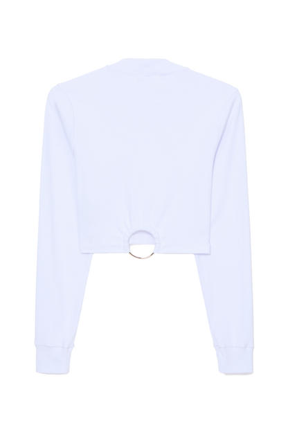 Cropped Feminino Manga Longa