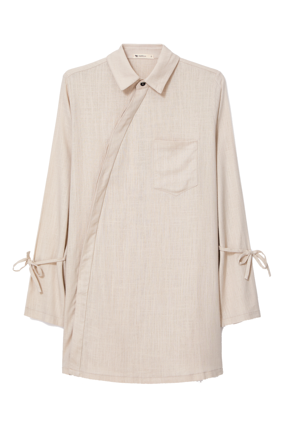 Vestido camisa linho