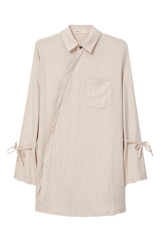 Vestido camisa linho