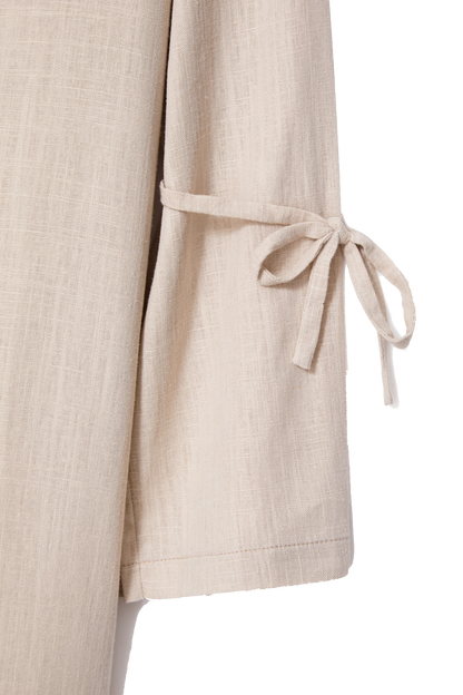 Vestido camisa linho