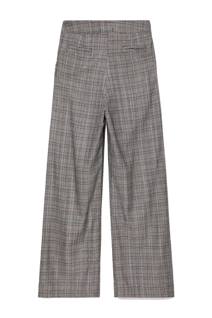 Calça Pantalona Feminina Quadriculada