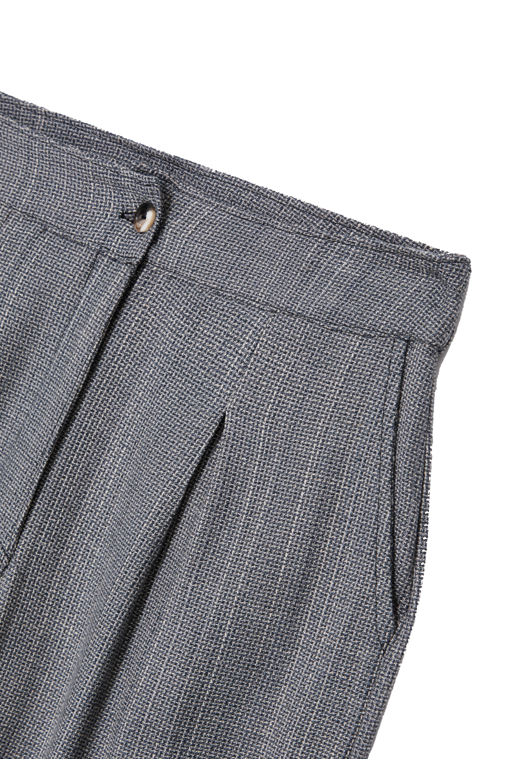 Calça flamê pantalona cinza