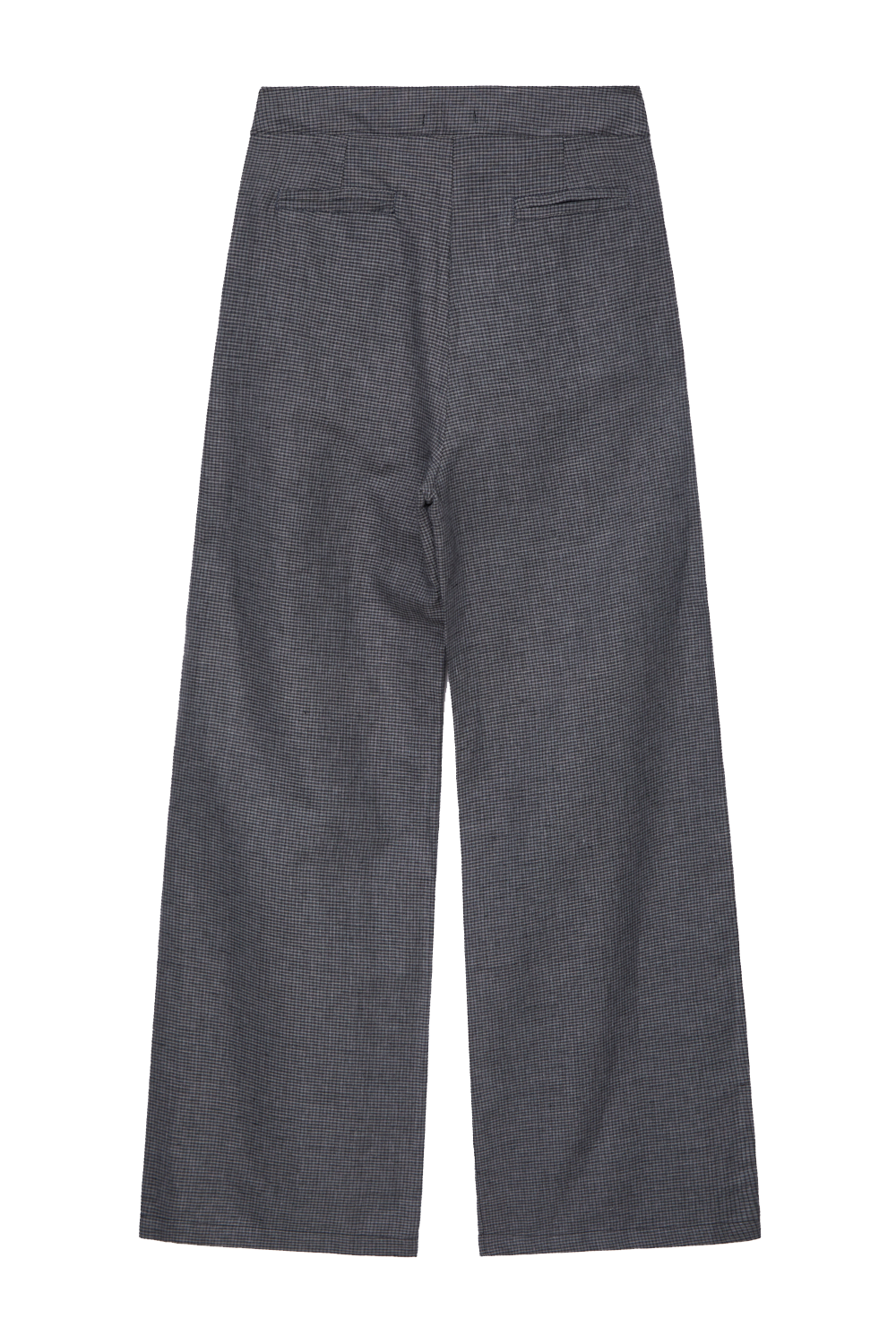 Calça pantalona de sarja