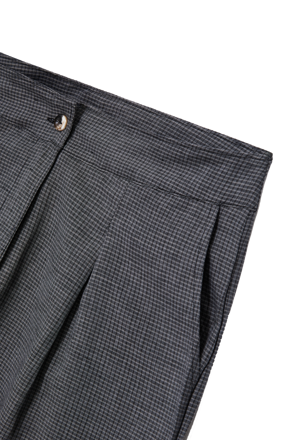 Calça pantalona de sarja