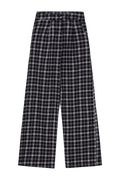 Calça pantalona xadrez