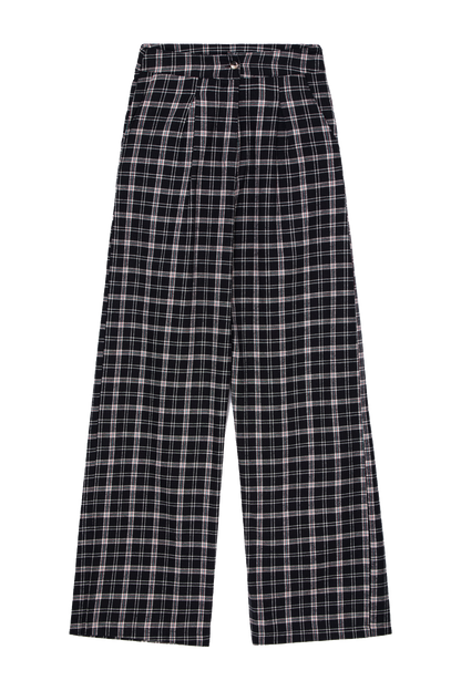 Calça Pantalona Feminina Xadrez