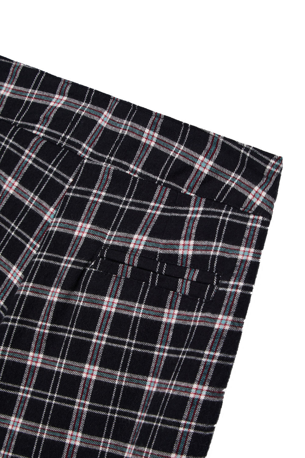 Calça flanela pantalona xadrez