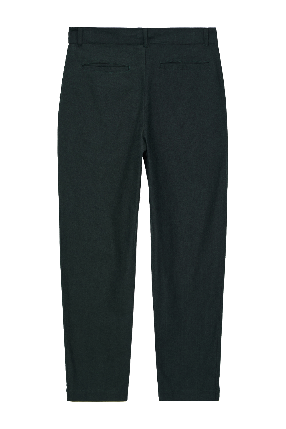 Calça de alfaiataria flanelada