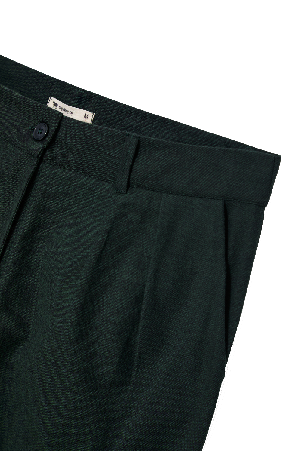 Calça de alfaiataria flanelada